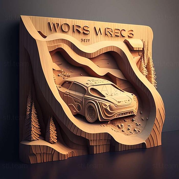 3D model WRC 5 game (STL)